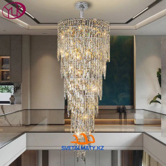 Большая лестничная люстра 7942-100*H2500