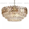 Люстра хрустальная, цвет золото. Цоколь Е14. Кол-во ламп 21. Код товара: 8034-80GD
