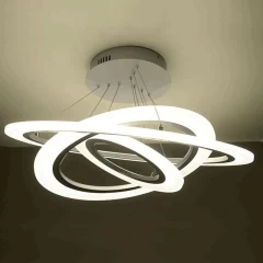 Led-люстра 55W с пультом на три режима (теплый/нейтральный/холодный)
