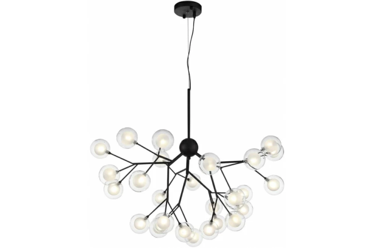 Люстра в стиле Modern черная YY01-27 BK