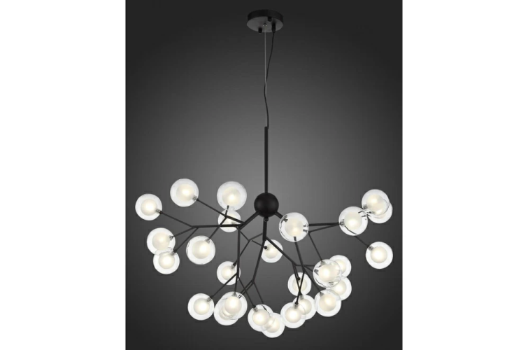 Люстра в стиле Modern черная YY01-27 BK