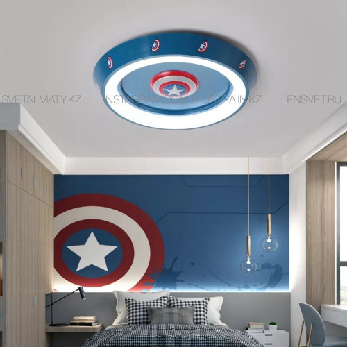 Детский потолочный светильник "Капитан Америка" S7812-96