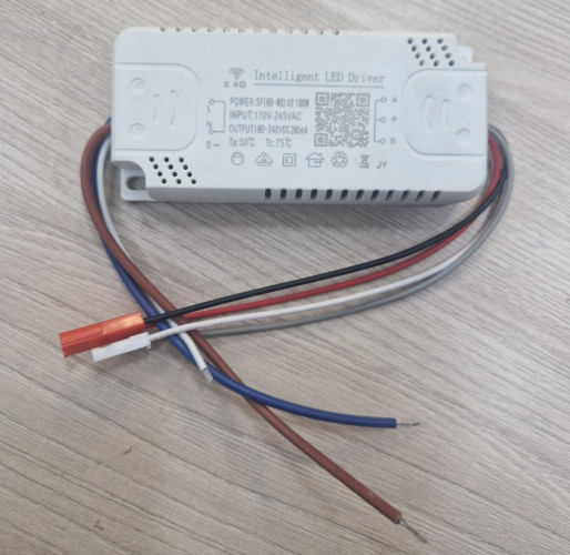LED-драйвер с радиоуправлением 2.4G для трёхцветной люстры SF(60–80)×2 / 160W