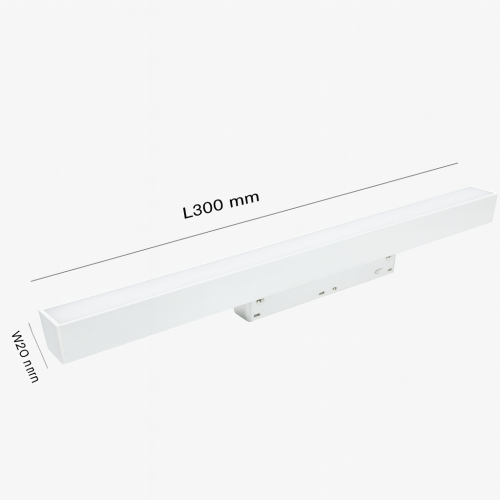 Магнитный трековый линейный светильник белый LUX 12W – мягкость света и элегантность