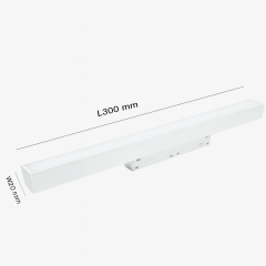 Магнитный трековый линейный светильник белый LUX 12W – мягкость света и элегантность