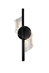Настенный светодиодный светильник 33536 черный с акриловым рассеивателем