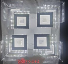Светодиодная люстра в современном стиле 4+4 Яркая звезда