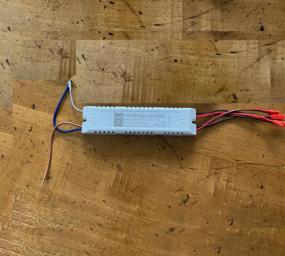 LED-драйвер 288W (40-72Вт × 4 канала) для двухцветной люстры с голосовым управлением и приложением