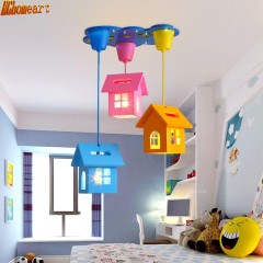 Детская люстра Домики на 3 лампы