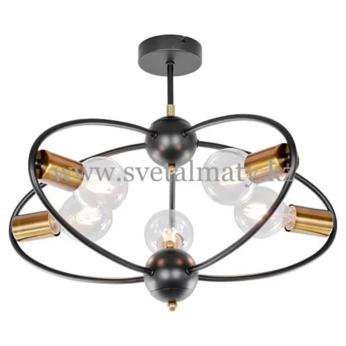 Потолочная люстра S3927-5 BK+GB