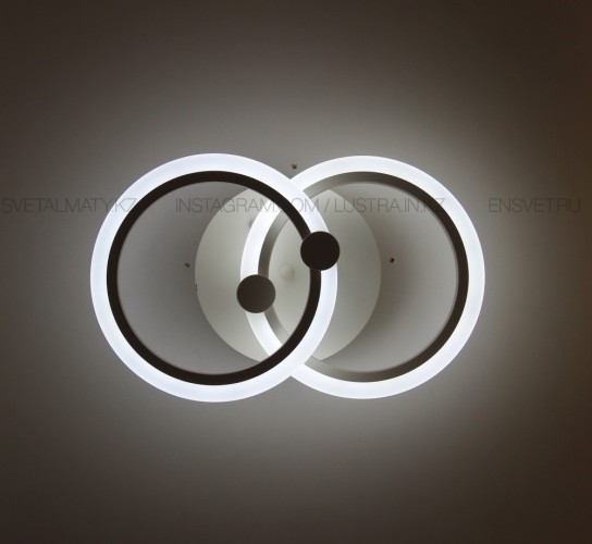 Современная LED люстра с пультом 3 режима  44W