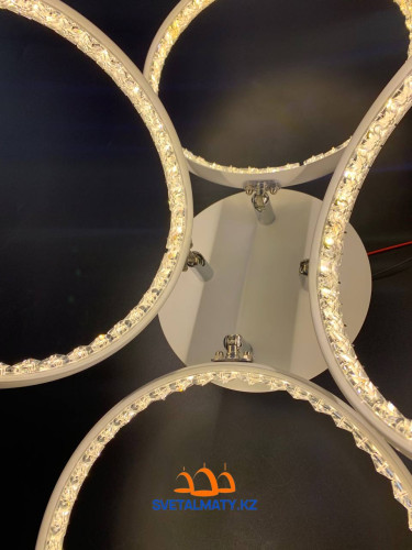 Светильник потолочный Accento lighting ALKK-K62039-2+2, 55 Вт, цвет белый