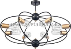 Потолочная люстра S3927-8 BK+GB