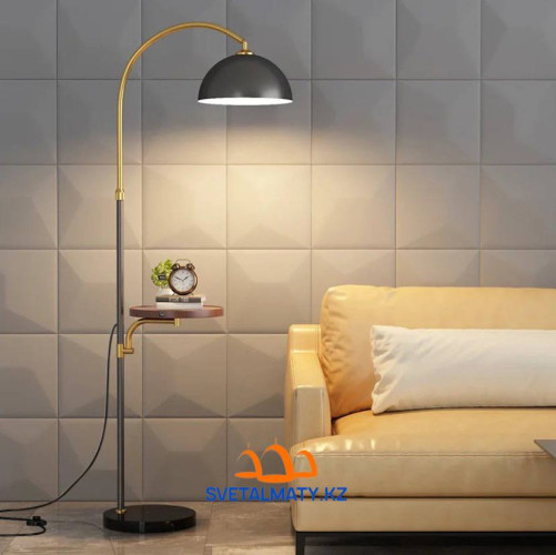 Круглая напольная лампа