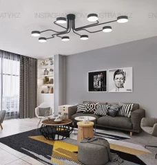 Потолочная люстра &quot;Паук&quot; в скандинавском стиле на 8 ламп