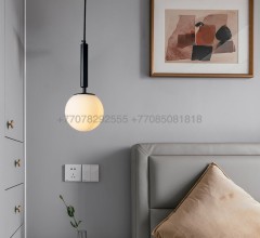 Шарообразный черный подвес Black Modern Ball