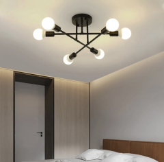 Modern Black люстра черная на 6 ламп