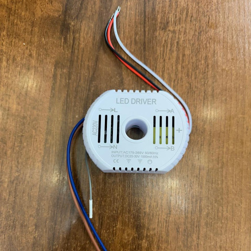 Двухканальный LED драйвер DC20–30V 1500mA для двухцветной ленты в люстрах и светильниках