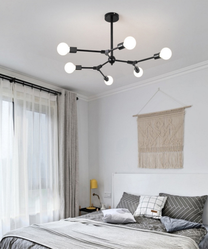 Люстра в стиле Лофт на 6 лампочек