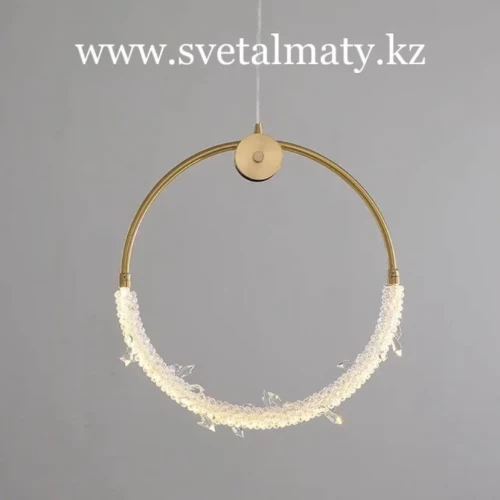 Современная Золотая хрустальная люстра, прикроватная лампа