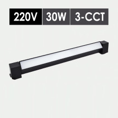 Линейный трековый светильник матовый LUX 30W-40W 3CCT