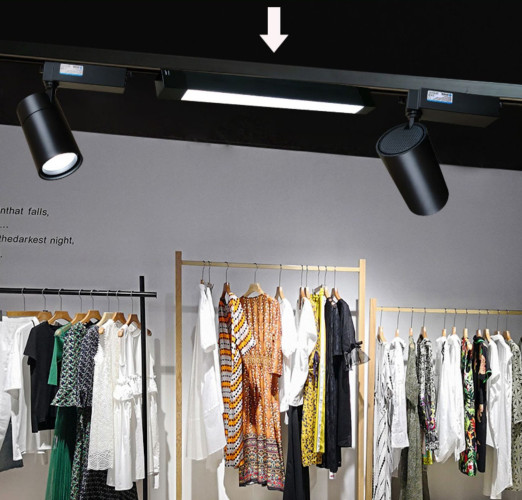 Линейный трековый светильник матовый LUX 30W-40W 3CCT