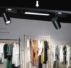 Линейный трековый светильник матовый LUX 30W-40W 3CCT