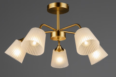 Люстра потолочная в классическом стиле Ø585×H295 мм, E14