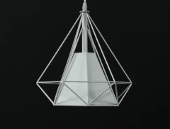 Одноламповый светильник в стиле LOFT белый