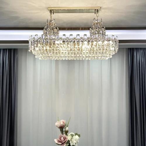 Благородная овальная хрустальная люстра 1000ММ*350ММ/100СМ*35СМ OVAL