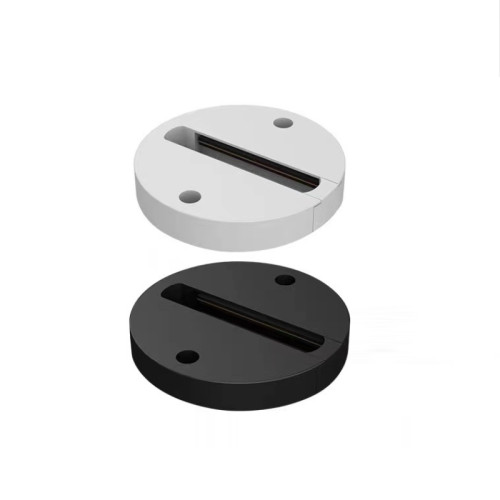 Круглое универсальное потолочное/настенное крепление для трековых светильников