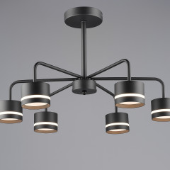 Потолочная люстра N7015/6 BK Ø605×H345 мм, GX53 (лампы не входят в комплект)