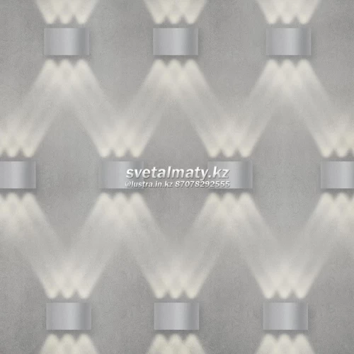 Уличный настенный светодиодный светильник белый