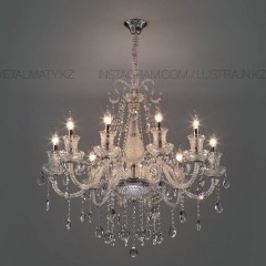 Люстра подвесная хрустальная на 8 ламп