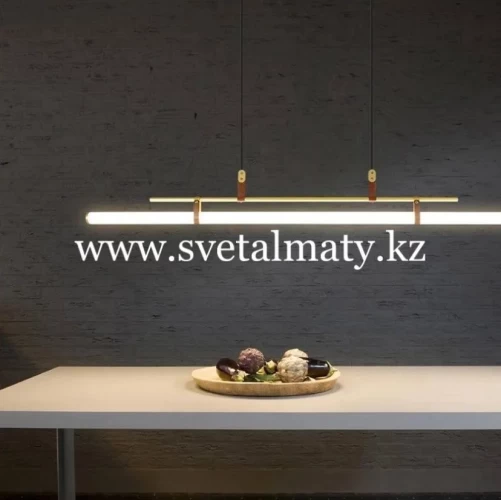 Светодиодная горизонтальная подвесная люстра OE-1P-GD