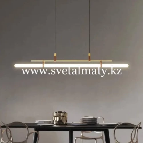 Светодиодная горизонтальная подвесная люстра OE-1P-GD