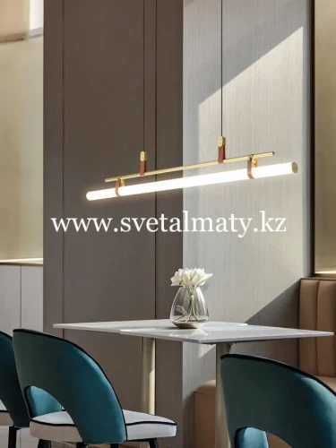 Светодиодная горизонтальная подвесная люстра OE-1P-GD