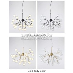 Люстра в стиле Modern на 36 ламп золото YY01-36 GD