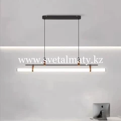Светодиодная горизонтальная подвесная люстра OE-1P-BK