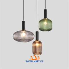 Подвесной светильник на 3 лампочки CD04-3 BK