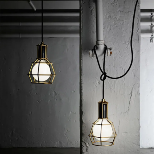 Черный подвес Retro Model H GOLD EDITION