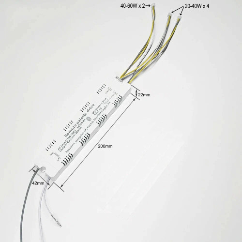 LED-драйвер Kawamoto Remote Palette Drive (20–40W)x4 + (40–60W)x2, 260mA, RF 2.4G