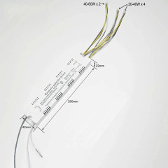 LED-драйвер Kawamoto Remote Palette Drive (20–40W)x4 + (40–60W)x2, 260mA, RF 2.4G