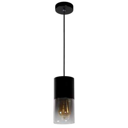 Подвесной светильник черный-серый (выключен)