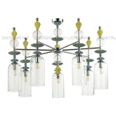 Потолочная люстра SvetAlmaty.kz T001-7CH