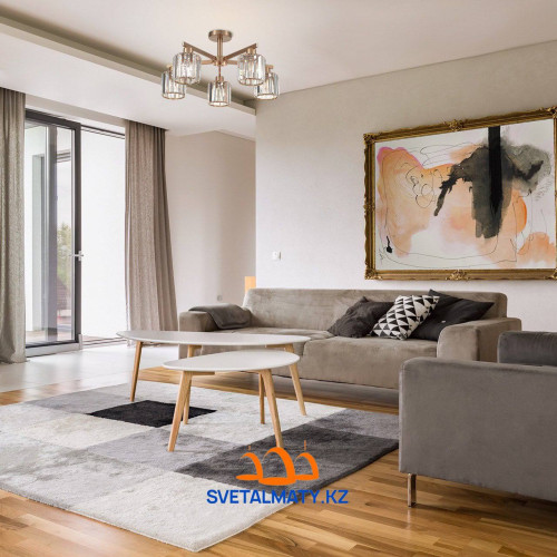 Люстра на штанге S5905-5 GD