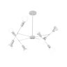 Люстра потолочная белая 8-ти ламповая в стиле Modern