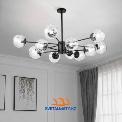 Современная люстра на 12 шаров 9591-6+6