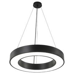 Подвесная светодиодная люстра Ring Black 50cm