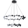 Подвесная светодиодная люстра 8802-36Y BK